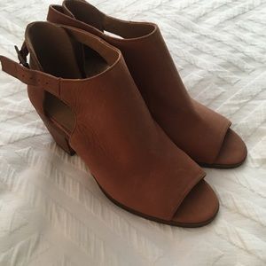 Lucky Brand Open Toe Booties